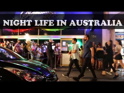 NIGHT LIFE IN ADELAIDE CBD|| AUSTRALIA  || SATURDAY NIGHT