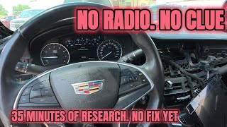No Radio No Screen No Clue 2016 Cadillac CT6 Diagnosis Begins