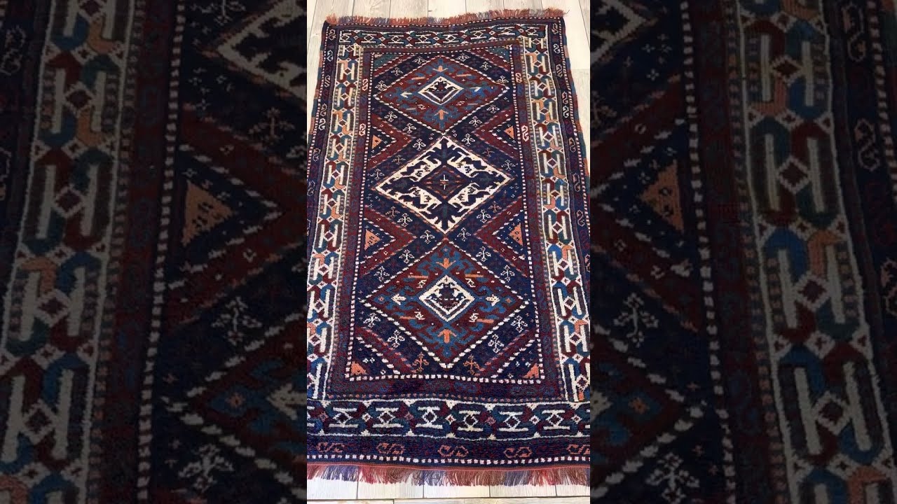 1920’s Antique Kurdish Rug 3’6”x6’3”