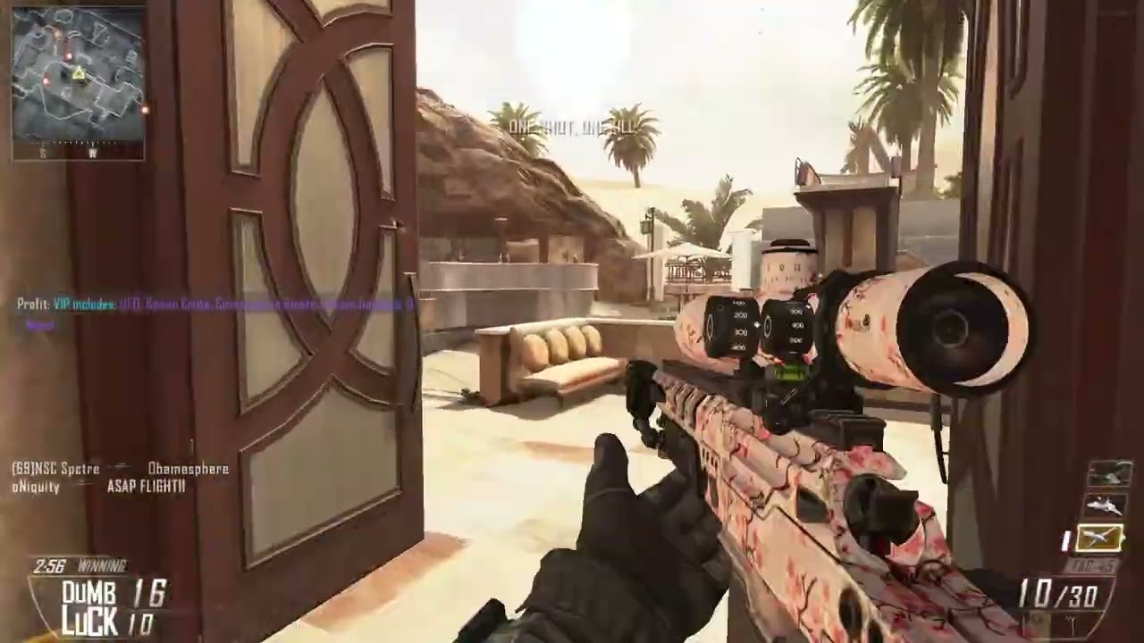 My first call of duty black ops 2 cutcom (future plans) Hit a shot at the end!!!