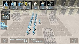 Battle Simulator: Prison & Police (Prisoners vs Police) - Android Gameplay screenshot 4