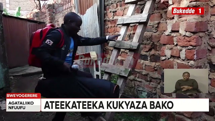 Agataliikonfuufu: Gwebaazibira ekubo ali mu katu kuba bateekateeka okukyaza abako