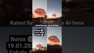 Bursa Da Bulut Mercek Bulutu