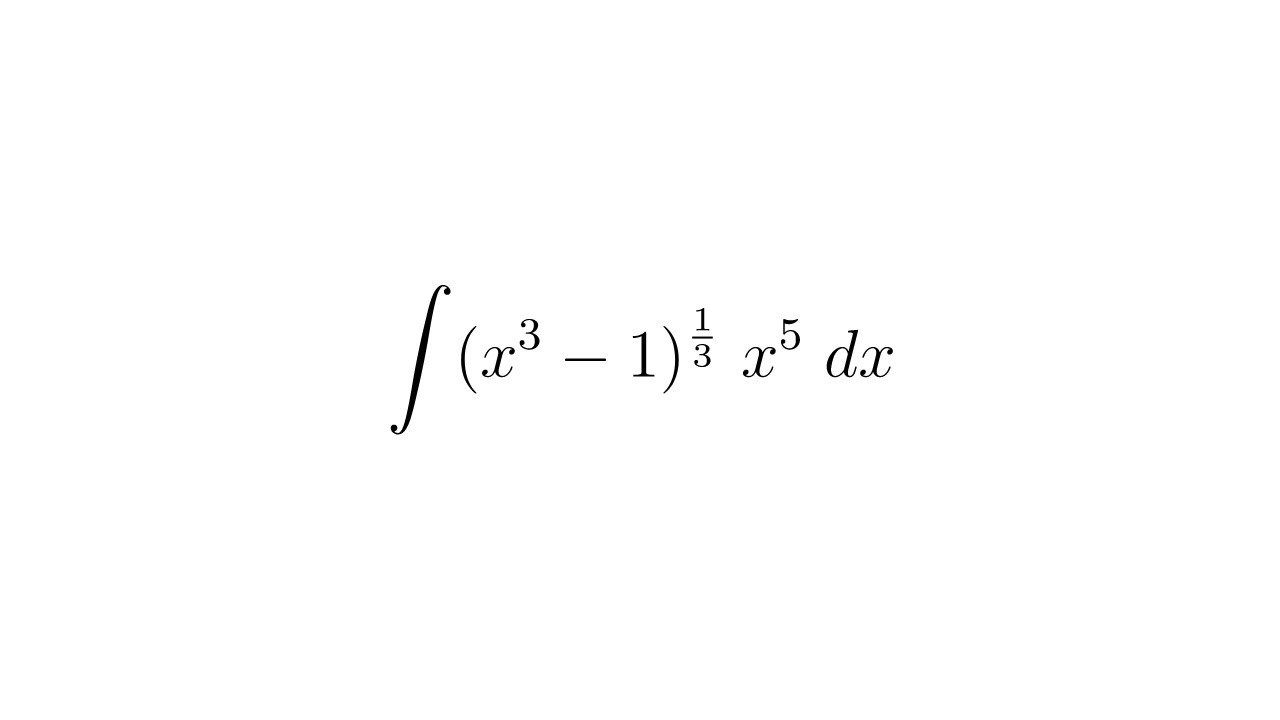 Integral Of x 3 1 1 3 X 5 YouTube integral-of-x-3-1-1-3-x-5-youtube