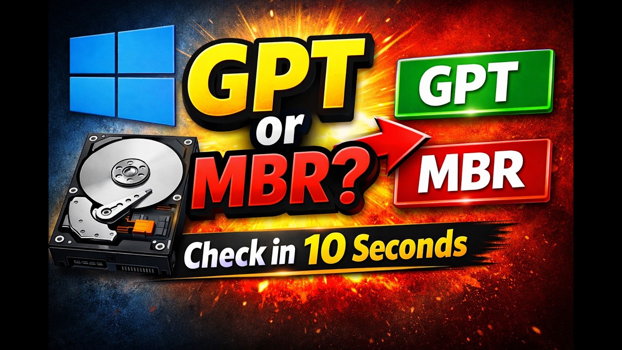 How to Check Disk Type GPT or MBR in Windows | TechOrbit Computer Tips ...
