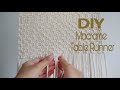 DIY Macrame Table Runner | Taplak Meja Macrame | Macrame Untuk Pemula