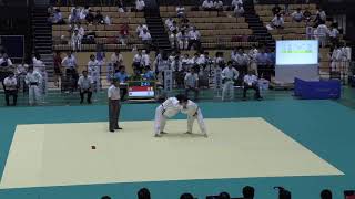 2018IH  柔道女子個人準々決勝 52k級 北岡 夙川学院（兵庫県）対 藤田 国分中央（鹿児島県）