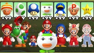 New Super Mario Bros. U - All Power-Ups