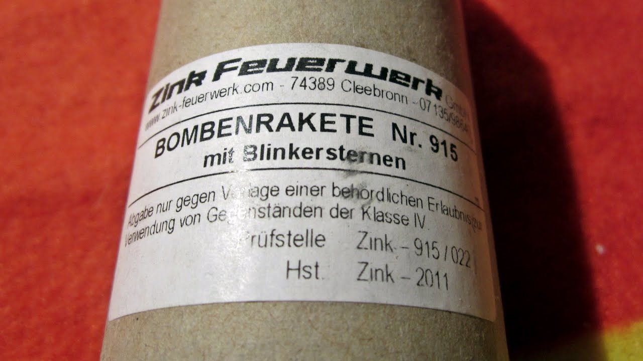 Zink 915 Blinker / White Strobe Rocket