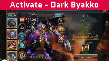 Merida - Activate Dark Gold Pet - Dark Byakko - Legacy Of Discord