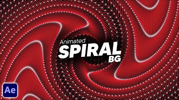 ✅Animated Spiral Background in After Effects - After Effects Tutorial