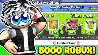 ZNOWU WYDAŁEM 5000 ROBUX NA NOWEGO FOREVER PACK W PET SIMULATOR 99! *TITANIC?!* Roblox