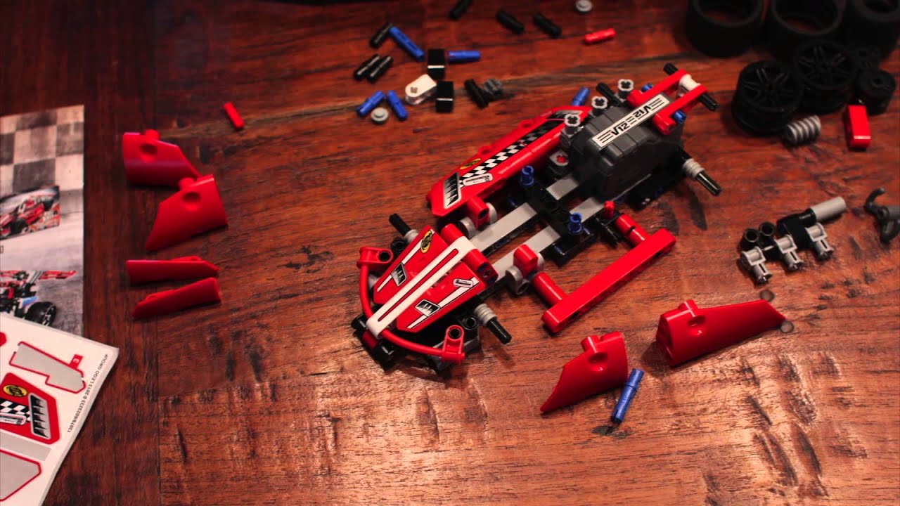 lego racer 42011 pull back stopmotion