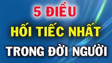 Nhân Sinh Có 5 Điều Khiến Con Người Ta Hối Tiếc Nhất Trong Đời