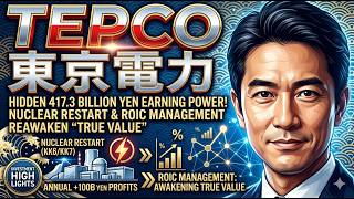 TEPCO (9501): Hidden Profit Surge! Nuclear Restart & New ROIC Strategy Unlocks Huge Value