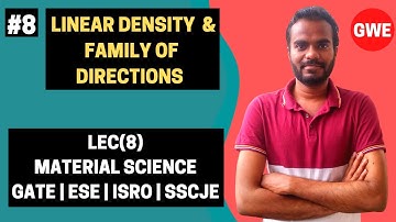 Material Science | Linear Density & Family of Directions | Aditya Thakur | GATE | ESE | ISRO | SSCJE