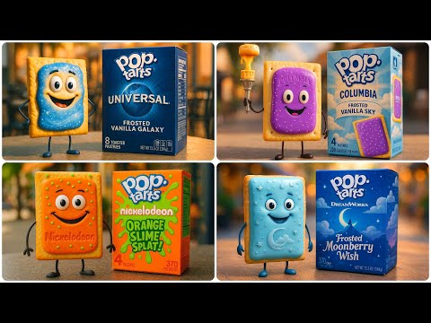 Movie Studios As Pop Tarts By AI