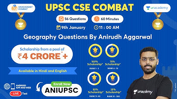 Unacademy Mega Combat | UPSC CSE Gamified Battle | 9 Jan, 11:00 AM #Combat #UPSCCSE