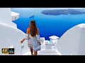 Santorini, Greece 🇬🇷 | Most Magical Greek Island Walking Tour in 4K ✨