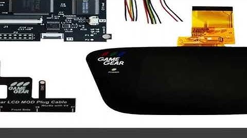 2024 IPS V4.2 Pre-laminated OGS Screen MOD Kits For SEGA Game Gear Highlight Brightness Backlit LCD