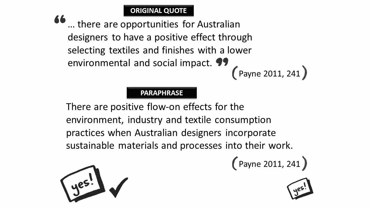 How To Paraphrase