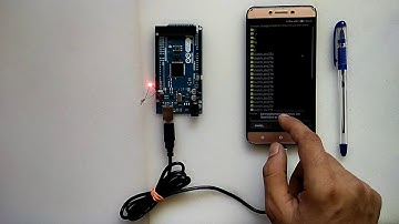 How to program arduino Mega 2560 using android phone