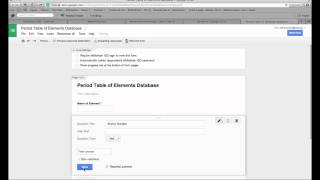 6th Grade Database Project