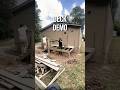 Tearing down this deck! #homerenovation #demoday #DIY #rentalproperty #fixerupper #homerepair