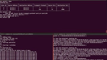 ACLSwitch - Stateless SDN Firewall demo
