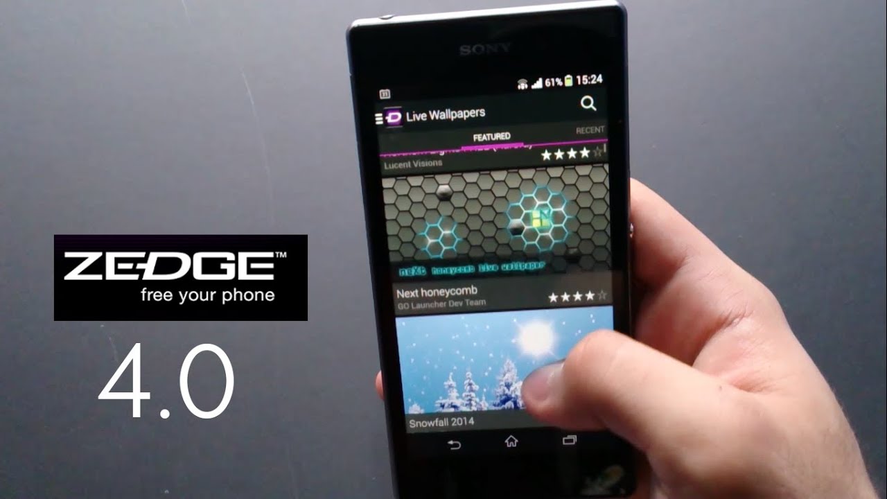 Zedge 4.0 App Review! RTR YouTube