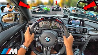 Chasing HYPERCAR Drivers In A Straight Piped BMW M4 F82! SUPERCAR HEAVEN [LOUD EXHAUST POV]