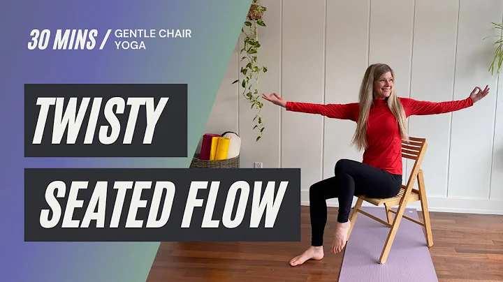 Chair Yoga | 30 min | Seated Flow with Twists | Ca...