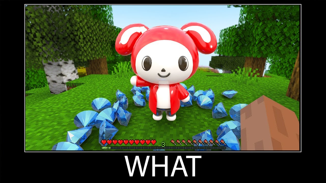 Minecraft wait what meme part 327 realistic minecraft Maizen JJ