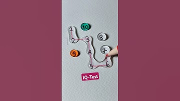 Vẽ một đường nối số từ 1 đến 10 #drawing #line #maths #shorts