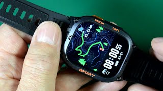 New 2025 From Temu - Qx18 Military Gps Bt Call Smart Watch - Unboxing Link In The Description