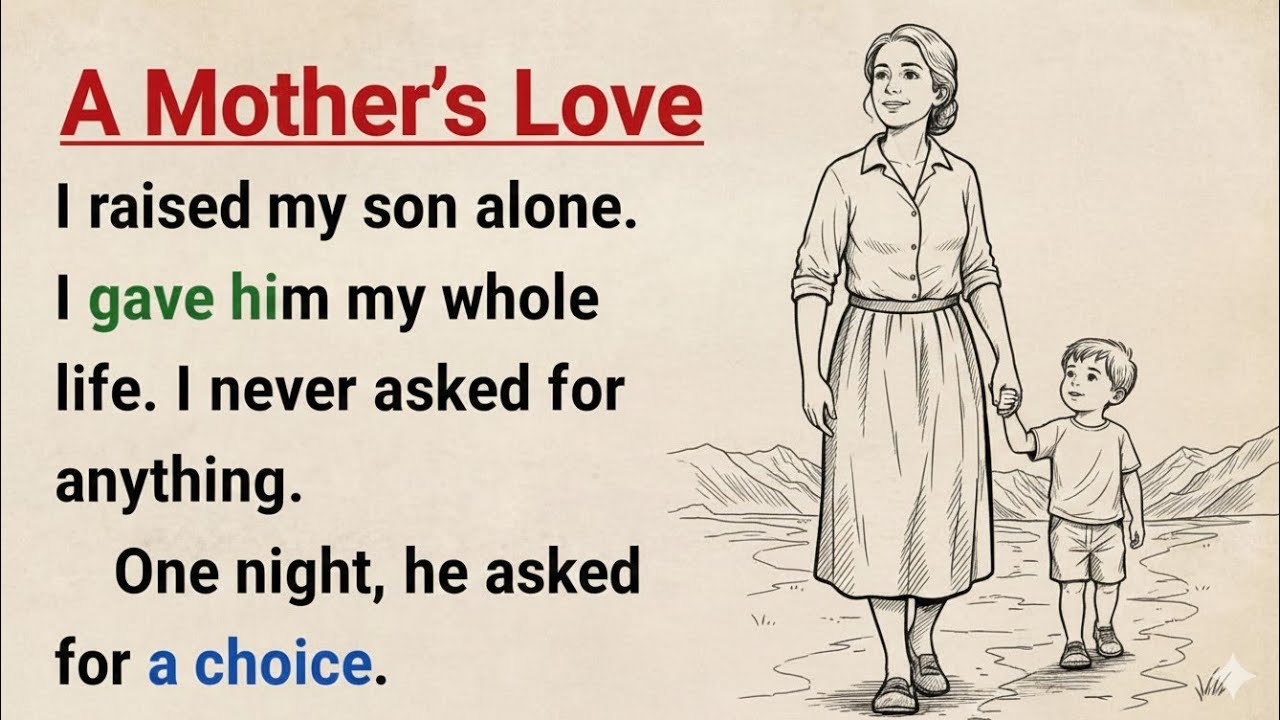  🌟Learn English Through Story | A Mother’s Love Never Dies | An Emotional Story By Talk Boost 