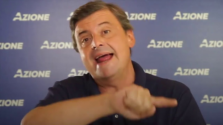 IN DIFESA DI TONINELLI, UN PROBLEMA CON LA REALTÁ LO ABBIAMO TUTTI - CARLO CALENDA