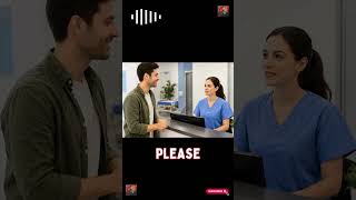 Doctor Appointment English Conversation  Receptionist Dialogue Practice Learn English Fast #shorts