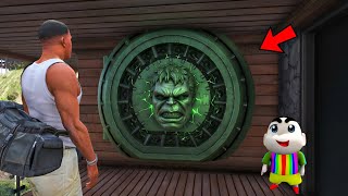 Franklin Found A Hulk Secret Base In Gta 5