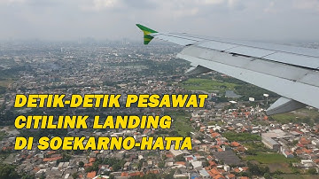 PESAWAT CITILINK MENDARAT DI BANDARA SOEKARNO-HATTA