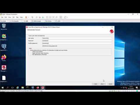 Install Deep Security Manager Trendmicro