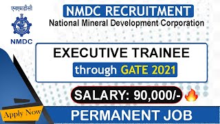 Nmdc Recruitment Through Gate  Executive Engineer  Permanent Job  Bebtech  Latest Job Update