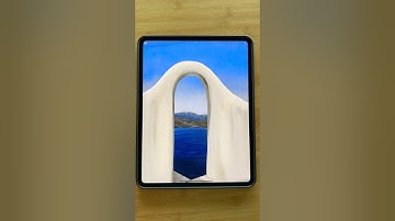 Procreate Greek Arch #procreatetutorials #procreate