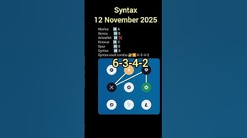 12 November 2025 Syntax Vault Code. Quiz Answers for Xenea, Marine, Spur and Syntax.