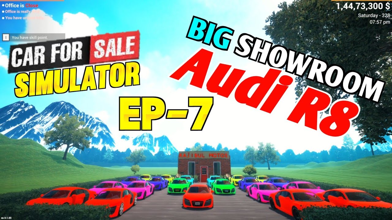 NOW READY MY NEW BIG AUDI R8 SHOWROOM | CAR FOR SALE SIMULATOR 2023 ...