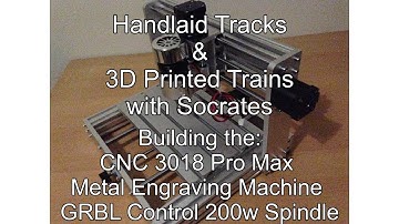Building The CNC 3018 Pro Max Metal Engraving Machine GRBL Control With 200w Spindle