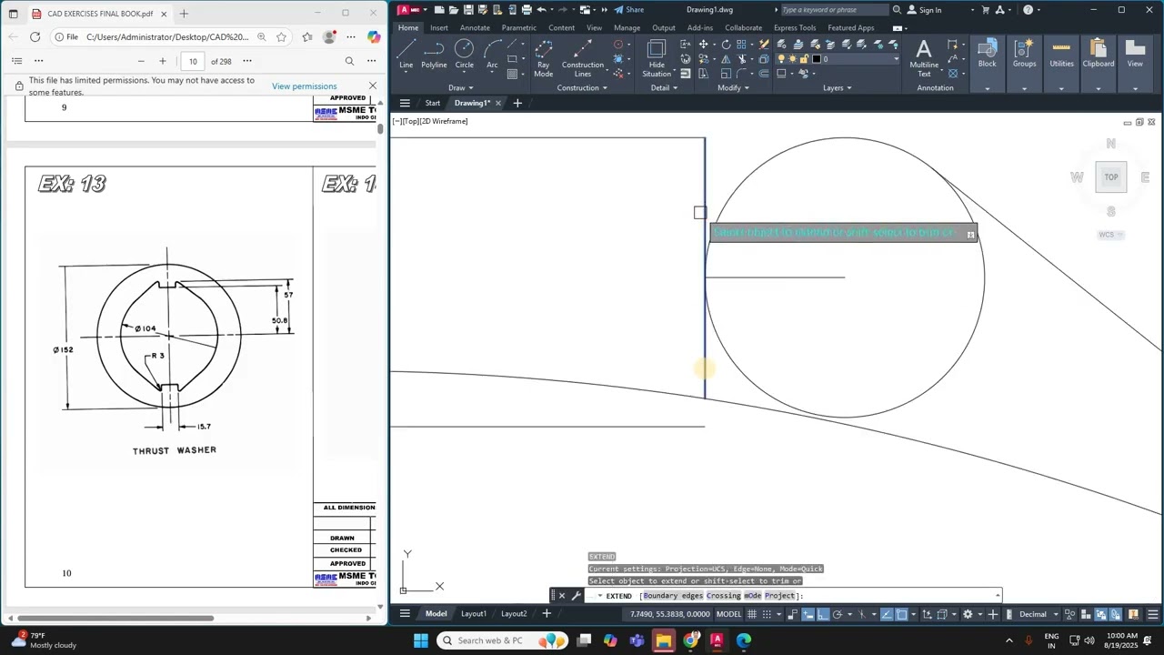 THRUST WASHER By Navnit Sir