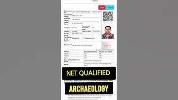 Ugc Net 2023 June । Jrf Qualified । Archaeology Ugc Net। #jrf #ugcnet #ugcnetexam #ugcnetresult