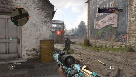 Double Headshot Collateral Quadfeed with De Lisle Nightfall II 4x Optic - WW2 (Domination)