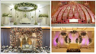 Latest Reception Stage Decoration Ideas 2023| Latest Wddding Reception Ideas 2023